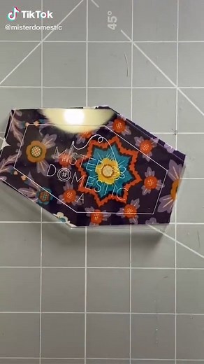 English Paper Piecing Flowermania Rosette Tutorial with Aura Fabrics