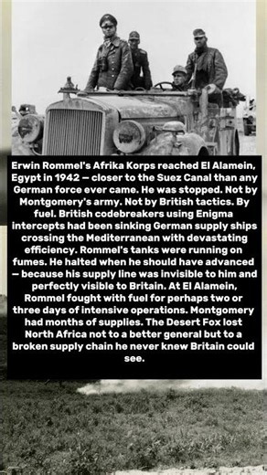 The General Who Won Every Battle In North Africa — Lost The War Because His Trucks Ran Out Of Fuel