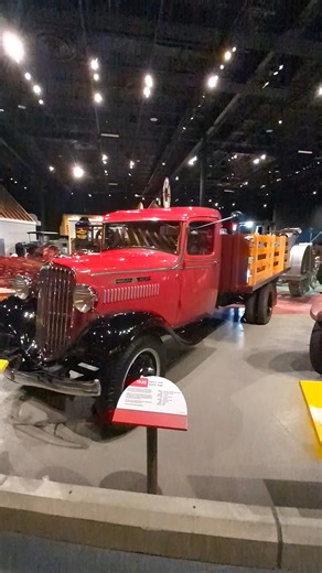 There are lots of cool things to see when you visit the Reynolds Museum. Like this 1935 Maple Leaf Two Ton truck. Check it out! www.ReynoldsMuseum.ca | Reynolds-Alberta Museum