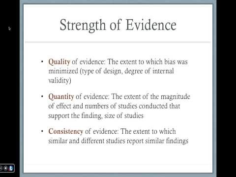 EBP Lecture for MODULE 1: Introduction to Evidence Based Practice