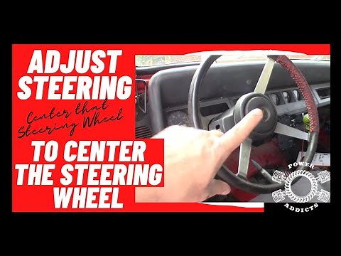 Centering the Steering Wheel by adjusting the Drag Link #poweraddictscrew #jeeplife #jeepwrangerYJ
