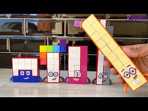Numberblocks - DIY Numberblocks 16 to 20 Using SnapCubes Magnet