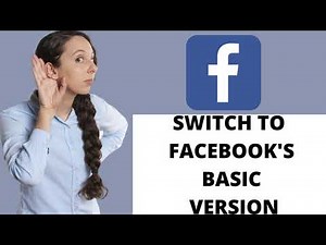 Basic Facebook (MBASIC) | How To Switch To Facebook's Basic Version 2021