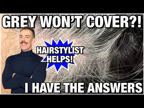 All you EVER need to know about covering GREY hair with permanent hair color.