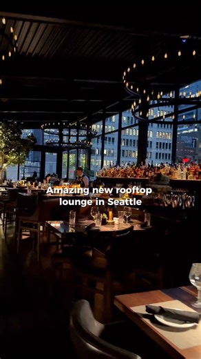 Megan Roe || Seattle Food & Travel on Instagram: "This is a NEW rooftop bar in Seattle that you don’t want to miss! Next Level Lounge brought to you by @fogo just opened and is tucked above their downtown location on the 11th floor with nice city views! They have shareable bites and boards with all-day happy hour, from cheesy lobster mac and cheese to juicy lamb chops on the open churrasco grill 🔥 Our top pick? The thick-cut pork belly that was melt in your mouth goodness 🤤 And don’t miss thei