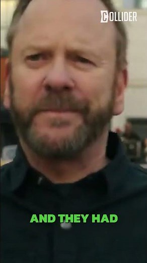 Tinsel Town Chaos: Kiefer Sutherland On That Wild Fire Stunt Day 🔥🎬 #kiefersutherland