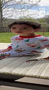 5.9K views · 15 reactions | 5-year-old explains solar eclipse that looks like a banana and then invites the entire Triad to Facetime! Thanks to Terrel Owens for sharing such a cute moment during the solar eclipse! | WXII 12 NEWS | Facebook