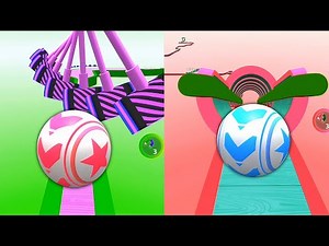 🎯🔵Sky Rolling Ball 3D Vs Reversed Gameplay Max Level 318