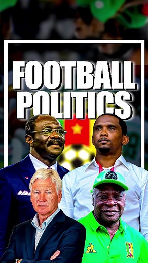 Football and politics in Cameroon... . . . The Government of Cameroon and the Football federation led by Samuel Eto'o are at a crossroad over who will be the next head coach of the National team. The Government early on appointed Belgian coach Marc Brys but the Cameroon Football Federation FECAFOOT have relieved him off his duties because he is not corporating with them. A new coach Martin Ndtoungou Mpile has been appointed by FECAFOOT, but the government maintains that Marc Brys will be the coa