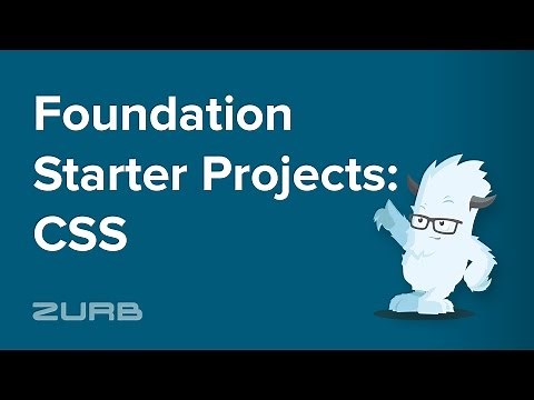 Foundation Starter Projects - CSS | Foundation 6 by ZURB