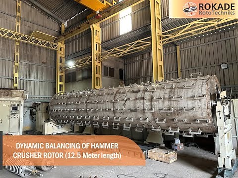 Dynamic Balancing of Hammer Crusher Rotor - ROKADE Group