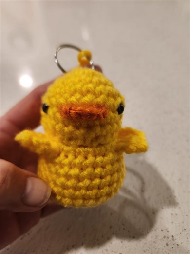 Crochet Ducky Keychain / Bag Charm – Handmade & Adorable - Etsy