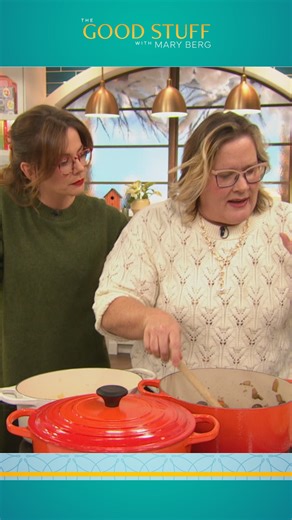 Discover a new favourite vegan soup! 🌱 Andrea Buckett’s Mushroom & Barley Soup with Miso features a unique depth of flavour thanks to the perfect balance of mushrooms, barley, and a touch of miso. Find the full recipe at the link in bio or comment "RECIPE" below to have it delivered straight to your DMs! 📩 Happy cooking! #UmamiFlavor #MisoSoup #VeganRecipes #HealthyEating #FlavorfulFood | The Good Stuff with Mary Berg