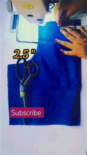 blouse design cutting and stiching || v neck design cutting and stiching #blouse #shorts#ytshorts