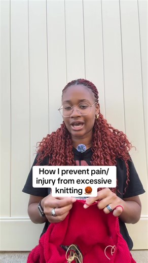 Not saying this will work for everyone! But, I’ve been using these methods for YEARS since before I even started knitting (I was a crocheter for most of my life) and I’ve never had an injury or intense pain from knitting/crafting as quickly as I do because of everything I talked about in this vid. Hope this helps! #knitting #knitwear #knittinginspo #knittok #knitsweater