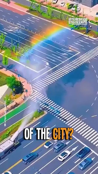 54K views · 367 reactions | To fight air pollution, the Chinese government deploys a bus that emits mist. But what makes this bus interesting is what happens afterwards. | Interesting Engineering | Facebook