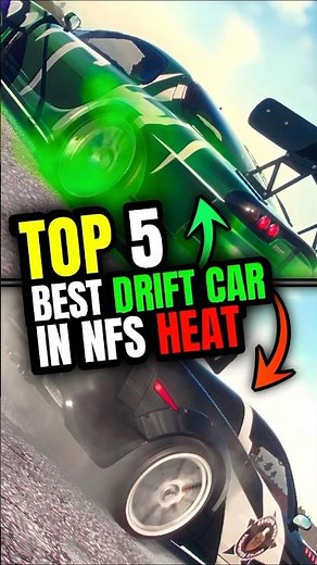 5 Mobil Drift TERBAIK Di NFS Heat! #nfsheat #drift #shorts