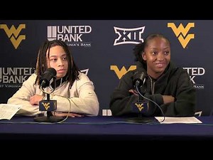 WVU Women's Basketball JJ Quinerly Jordan Harrison Pitt Postgame 11/12/24