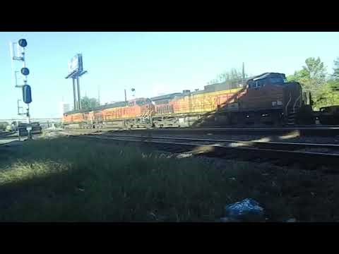BNSF 7753 Leads Intermodal - 10/13/2025