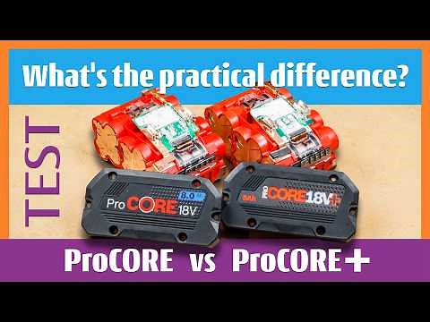 Is there any practical difference between new Bosch ProCORE+ and the old ProCORE? #boschtools