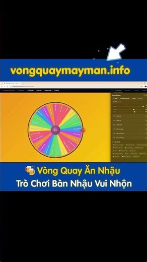 🍻 Vòng Quay Ăn Nhậu — Trò Chơi Bàn Nhậu Vui Nhộn