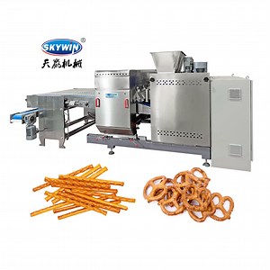 [Hot Item] 1200mm Prezel Biscuit Production Line Prezel Cutter Snack Making Machine for Pretzel