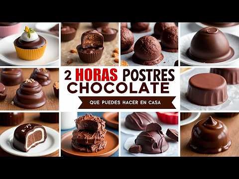 Cómo hacer postres de chocolate fáciles y deliciosos – 14 recetas caseras