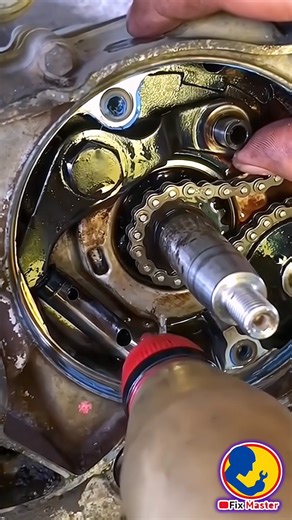 How to Fix Engine Timing Chain Like a Pro 🛠️ | Perfect Engine Timing #Shorts