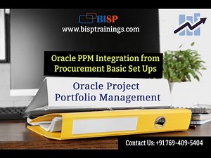 Oracle PPM Integration from Procurement Basic Set Ups | Oracle Project Portfolio Management | BISP
