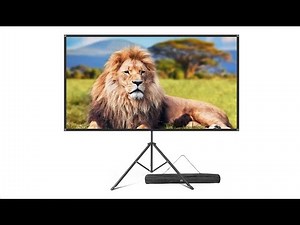 VISULAPEX Portable Projector Screen 80 Inch