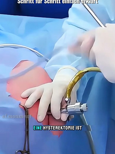 Gebärmutterentfernung Schritt für Schritt einfach erklärt #Hysterektomie#Gynäkologie#Operation#Frauengesundheit#MedizinErklärt
