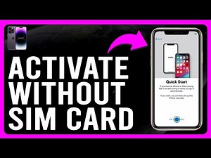 How To Activate iPhone Without SIM Card (How To Set Up And Use iPhone Without SIM Card)