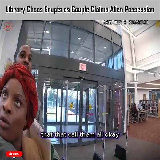 81K views · 1.2K reactions | Library Chaos Erupts as Couple Claims Alien Posses #copwatch #bodycam #dashcam #footage #crime #policeofficer | ChrisFuentes | Facebook