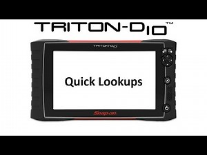 Quick Lookups: TRITON-D10™ (Pt. 6/11) | Snap-on® Training Solutions®
