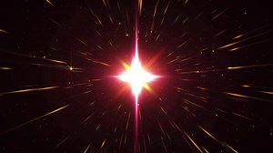 Download Abstract red lens flare light special effect black background, Beautiful shiny sparkle animation 4K resolution. for free