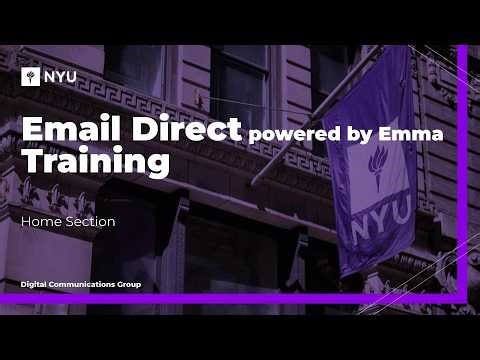 Email Direct Training | Lesson 01 | Home