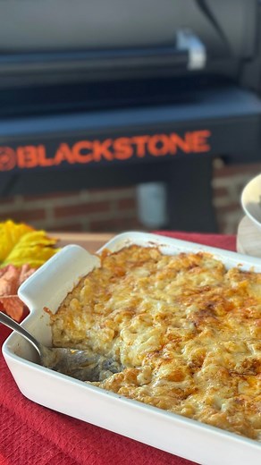 Jess_Ferrin serves up this Smoked Mac and Cheese as the ultimate Thanksgiving side—creamy, smoky, and absolutely irresistible. She loves how it brings cozy, crowd-pleasing comfort to the holiday table. One bite and it immediately feels like Thanksgiving done right. Ingredients 1 box elbow macaroni, cooked according to package directions 1/3 cup butter (plus extra to butter the baking dish) 1/3 cup flour 2 tsp mustard 1 ½ cups half-and-half (add more if the roux becomes too thick) 16 oz shredded 