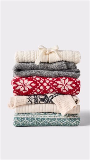 Target Style on Instagram: "Is it really cozy season without a good Your sweater rotation just got a major upgrade. Chunky knits, popping hues and exciting patterns that were just made for the season. Find the featured knits below: • Cream Bow Cardigan Sweater: 94674322 • Gray Cozy Alpine Knit Pullover Sweater: 94679254 • Red & White Snowflake Crewneck Sweater: 94679231 • Brown Fairisle Shawl Sweater: 94673089 • Oatmeal Mini Sweater Dress: 94632023 • Green Snowflake Crewneck Sweater: 94679210"