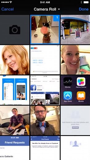 Facebook for iPhone: Sharing Photos
