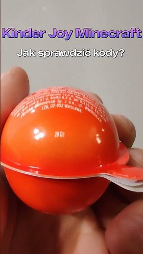 KODY Kinder JOY Minecraft. Jak sprawdzić, gdzie znaleźć? #kinderjoy #minecraft #kinderjoyopening