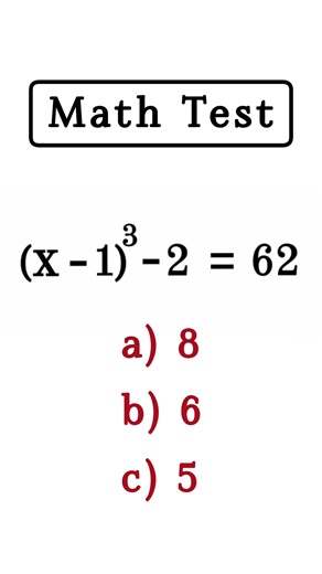 Comment your answer 👍 Share with your friends 🚀 Follow for daily updates 🎁 #math #mathskills #mathtricks #mathchallenge #mathquiz #mathtest #mathteacher #mathematics #fyp #foryou #foryoupage