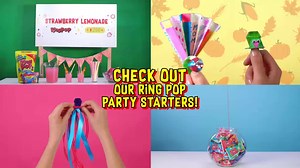 2.6K views | Ring Pop Party Starters is here delivering major craft and activity #inspo for you and your kids! Check out all our fun ideas, like an awesome Ring Pop Piñata! | Ring Pop | Facebook