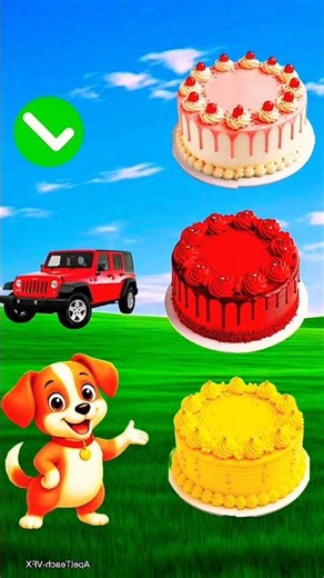 Cake Matching Challenge! 🎂 | Fun Cake Puzzle Game #shorts #cake # #viral