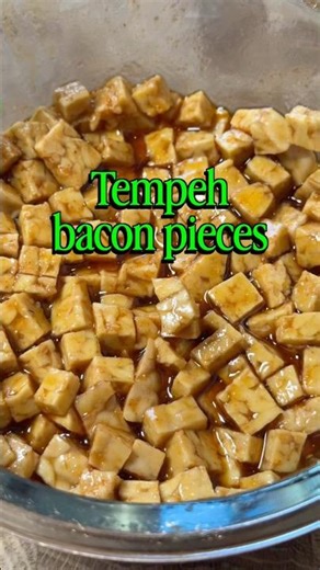 Bacon tempeh pieces