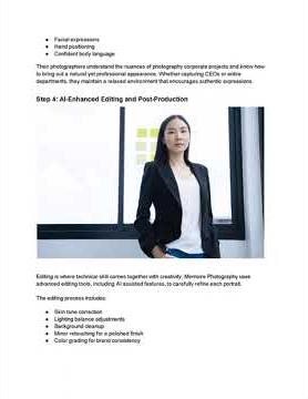 Corporate Portraits Made Easy From Studio Setup to AI Editing