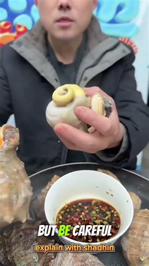 ​What’s Inside a Giant Sea Snail? (Surprisingly Satisfying!) 🐚 #facts
