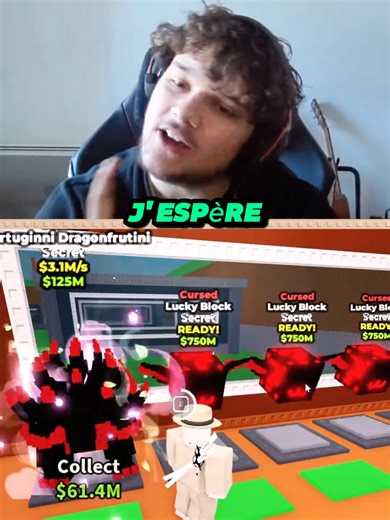 Secret vs Admin Cursed Lucky Blocks in Roblox