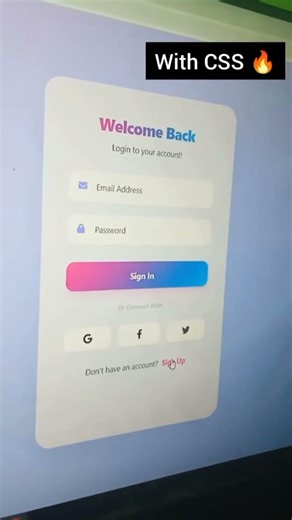 Without CSS v With CSS 🔥 |