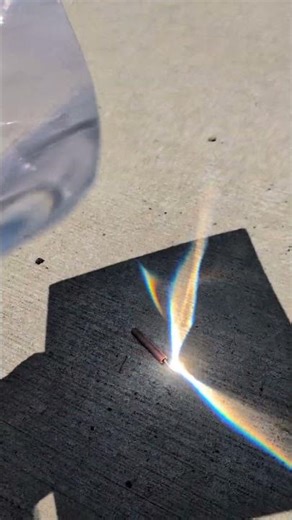 My favorite way to light fireworks #magnifyingglass