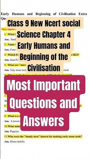 Class 9 SST Chapter 4 Full Explanation | Early Humans & Beginning of Civilization | NCERT 2026